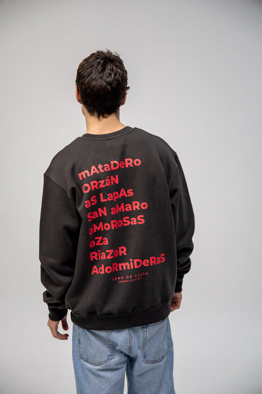 SUDADERA ANTRACITA/QUISQUILLA "A CORUÑA"