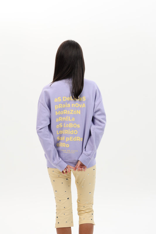 SUDADERA LILA/GRANATE "SADA"