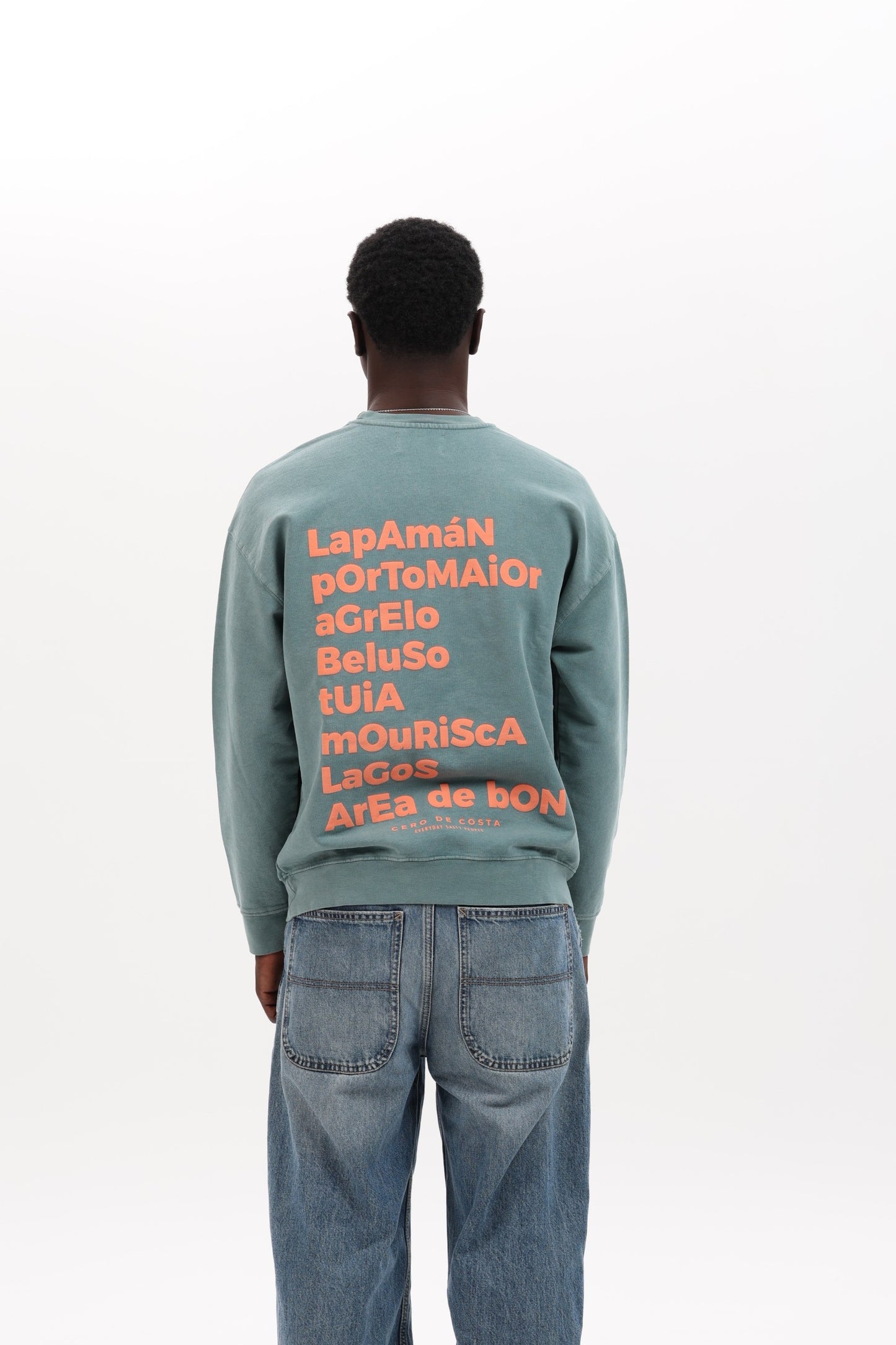 SUDADERA VERDE/ROSA "BUEU"