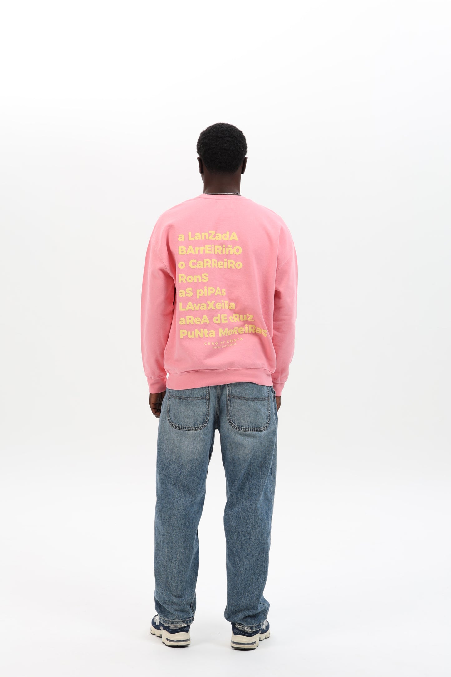 SUDADERA ROSA/BEIGE "O GROVE"