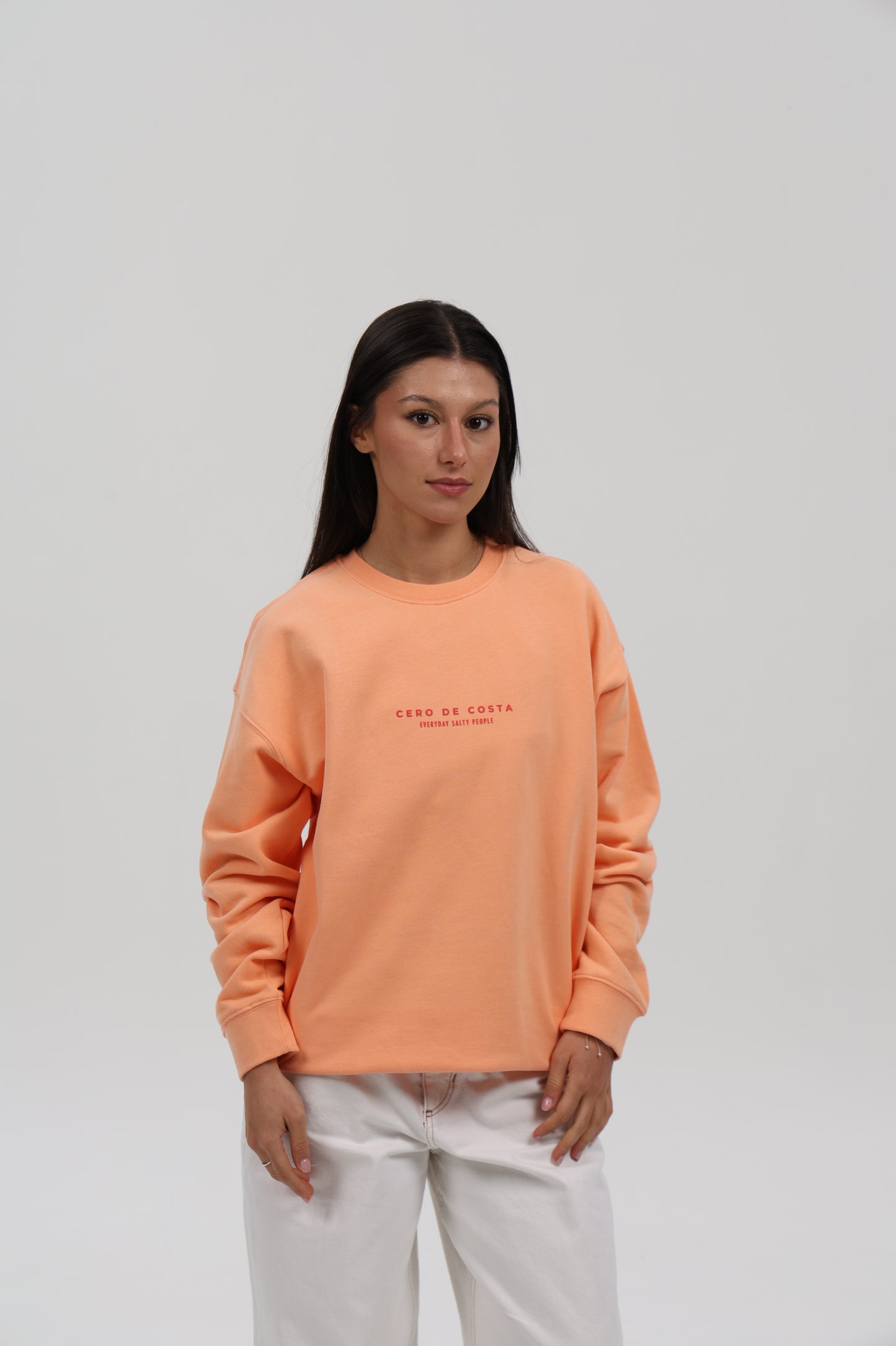 SUDADERA MELOCOTÓN/ROJO "PONTEDEUME"