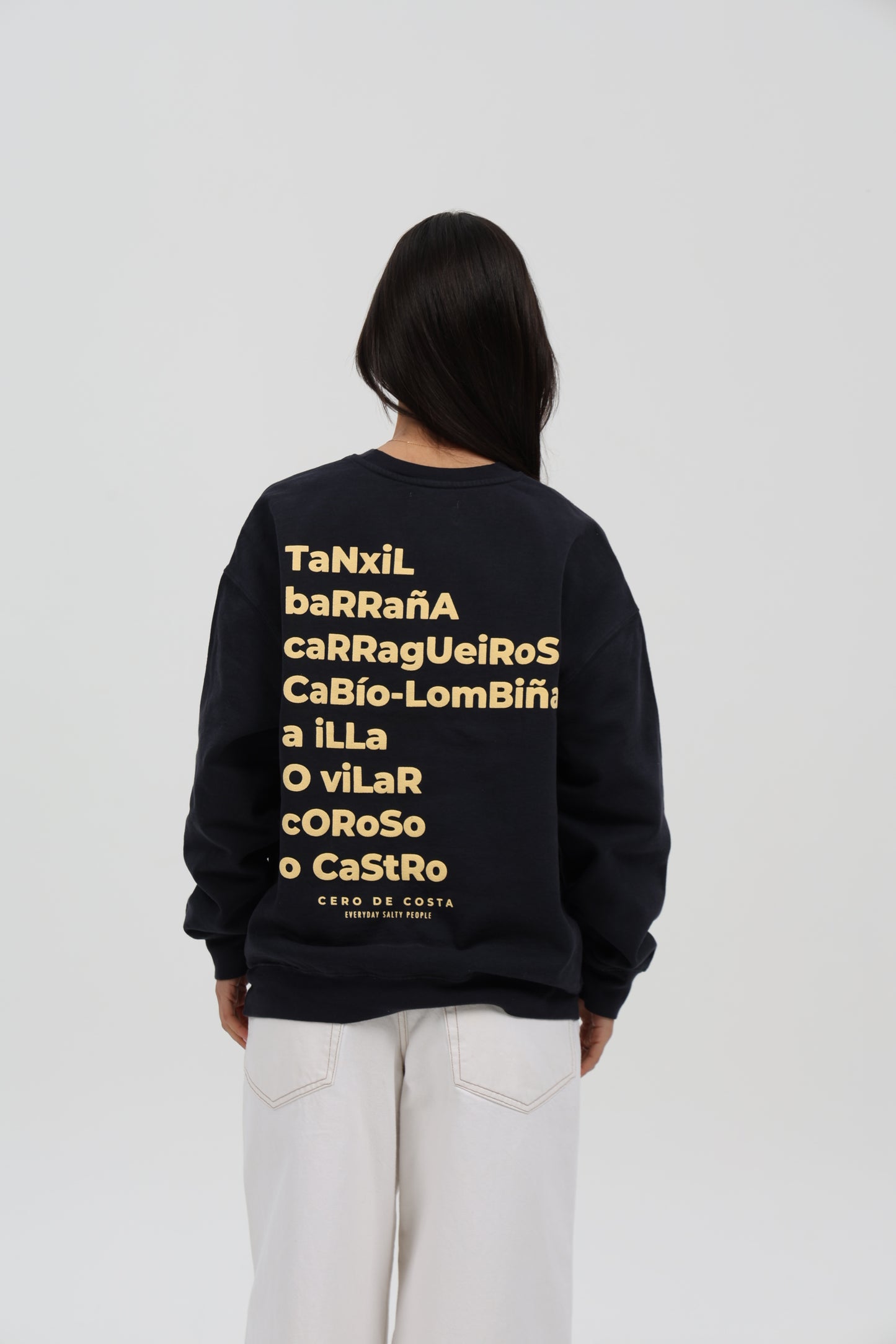 SUDADERA ANTRACITA-O/BEIGE "BARBANZA"