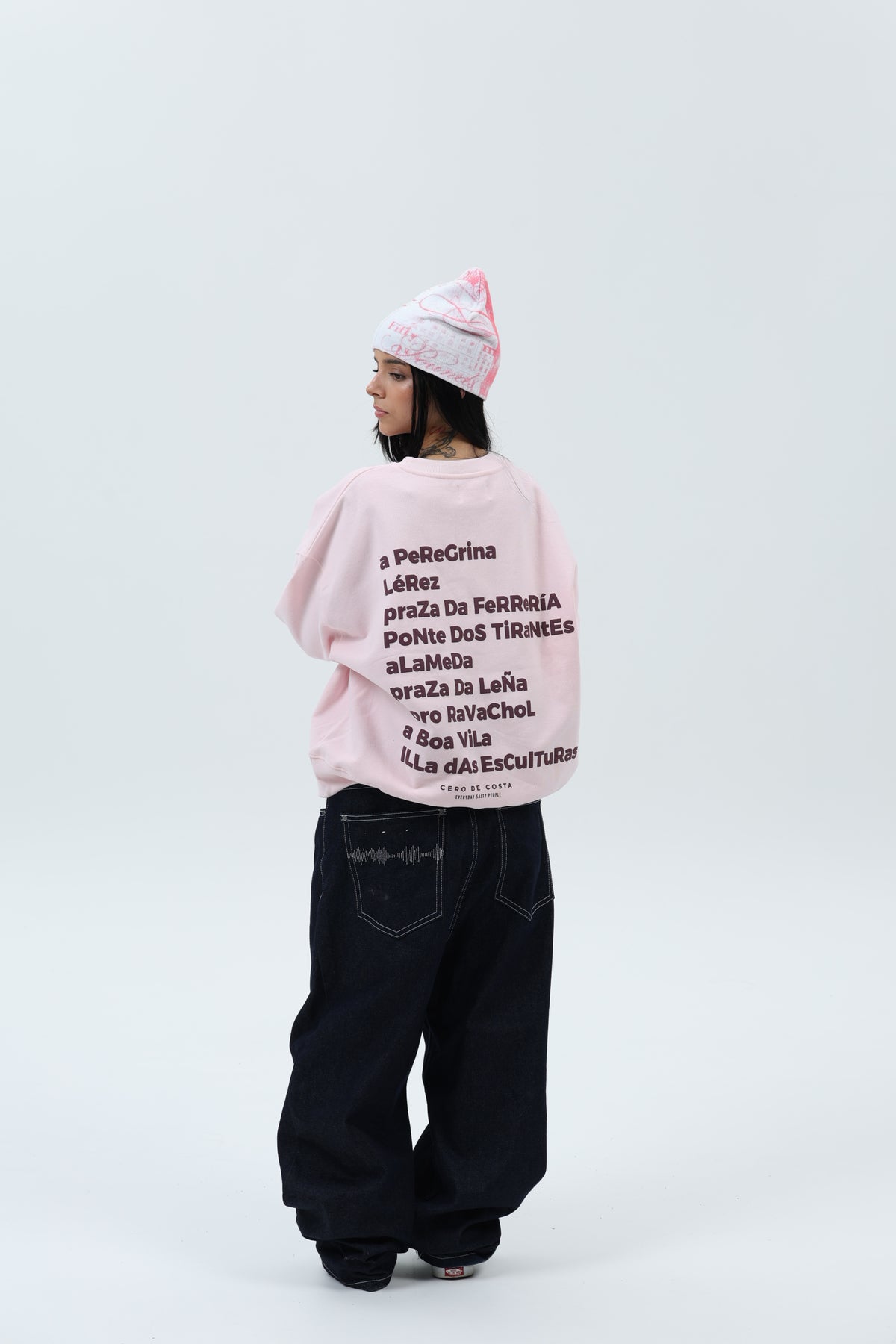 SUDADERA ROSA/BERENJENA "PONTEVEDRA CIUDAD" CORTA