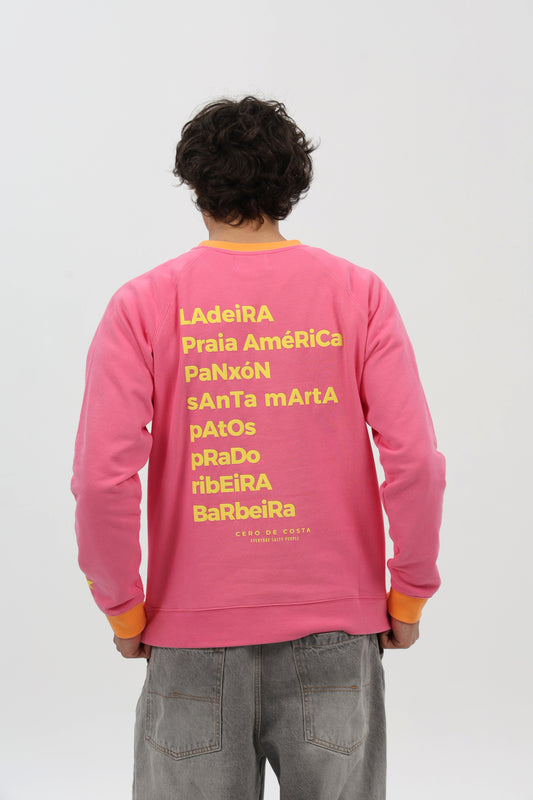 SUDADERA FUCSIA-RIPN/AMARILLO "BAIONA"