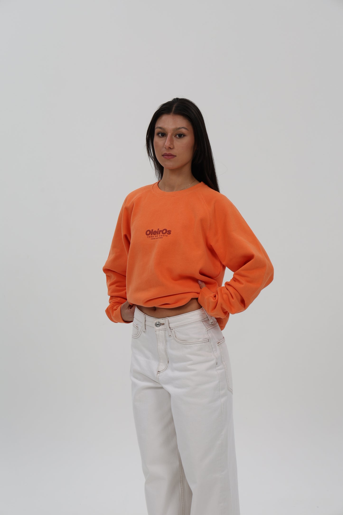 SUDADERA CORAL/ROJO "OLEIROS"