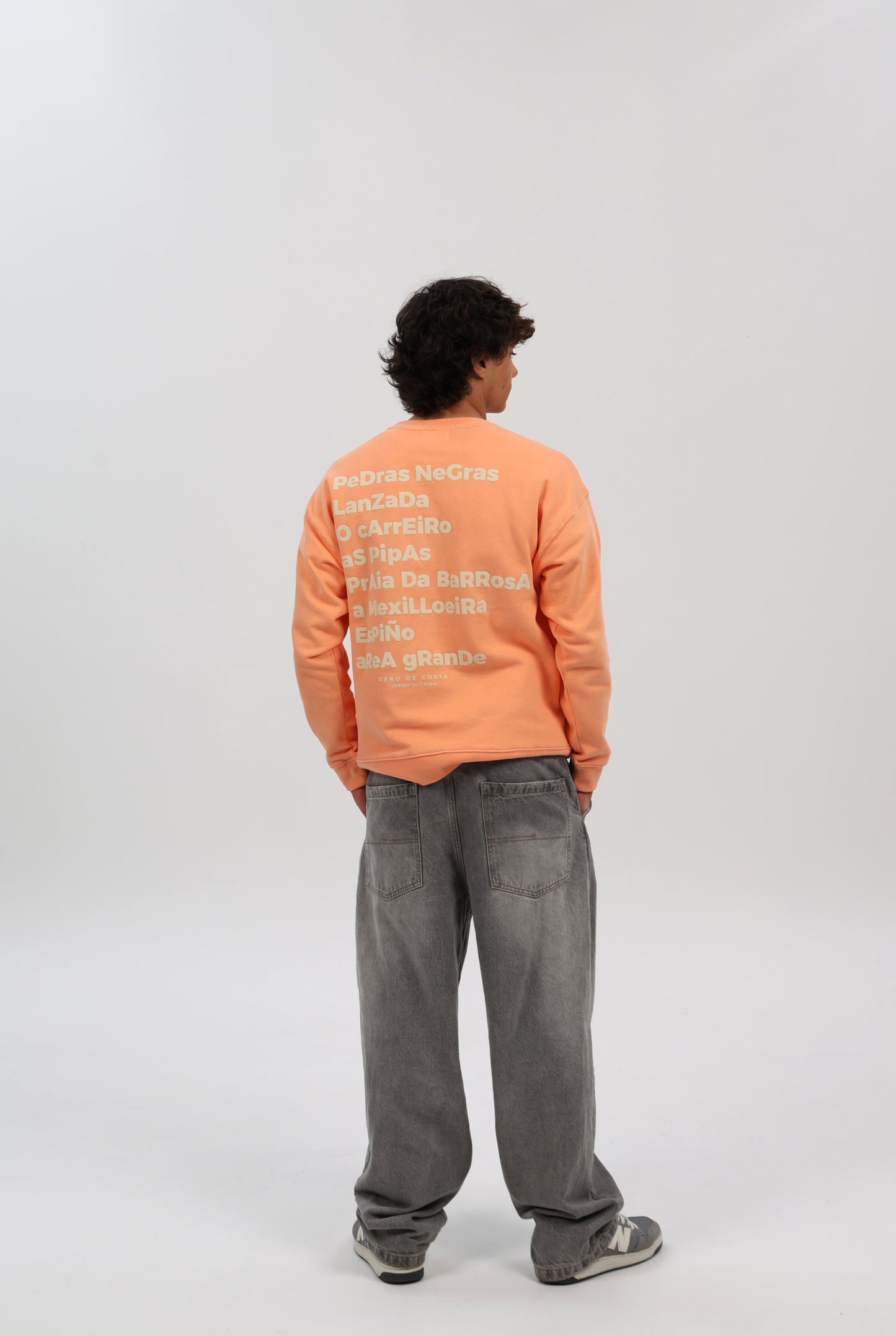 SUDADERA MELOCOTÓN/BEIGE "SAN VICENTE"