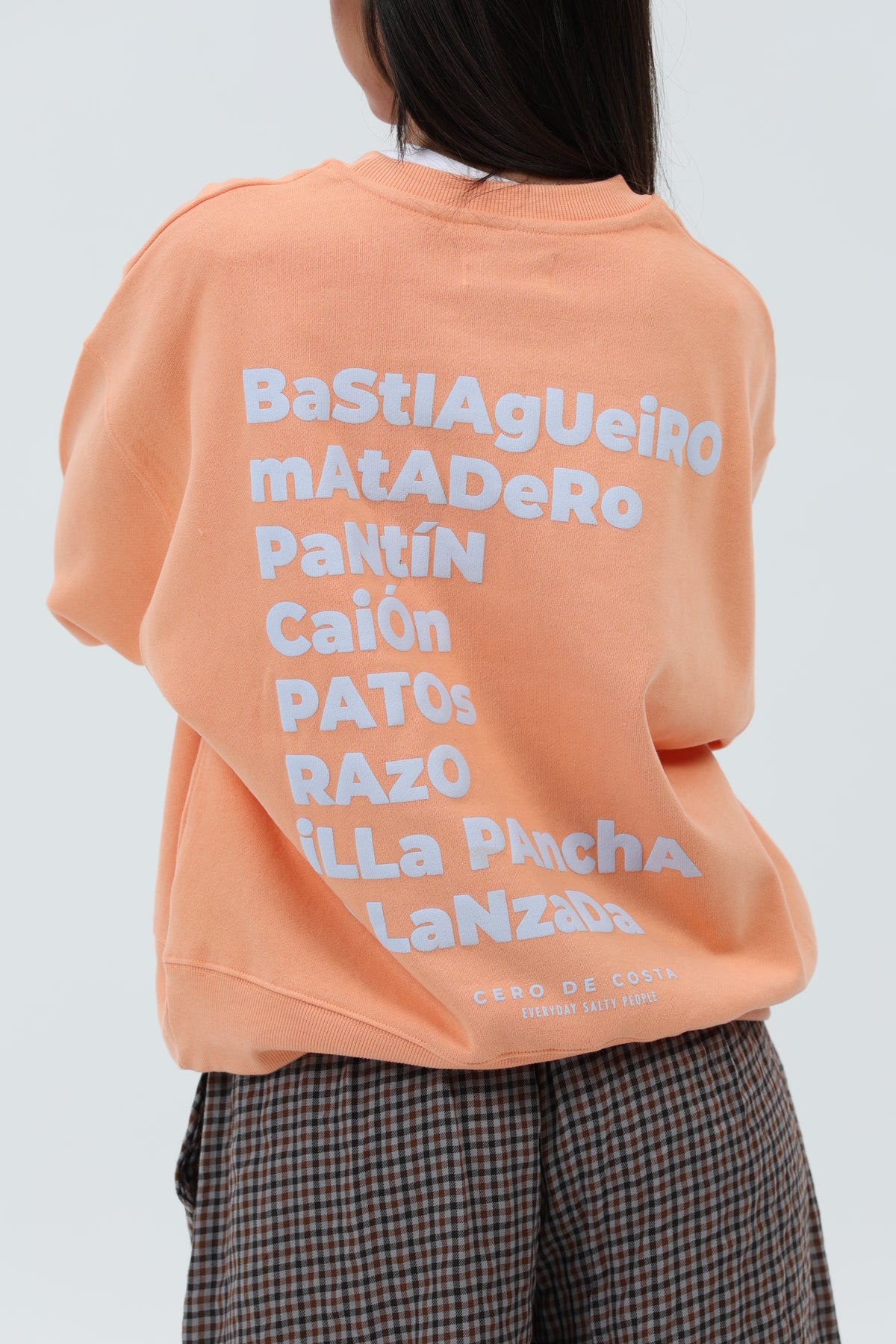 SUDADERA CORAL/CREMA "PLAYAS SURF" CORTA – foto 6