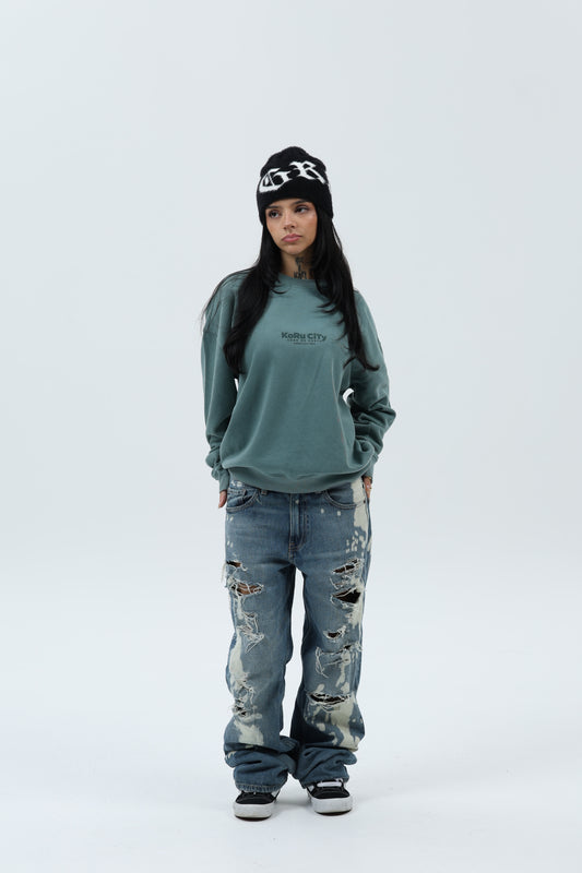 SUDADERA VERDE/VERDE "KORU CITY" – foto 1