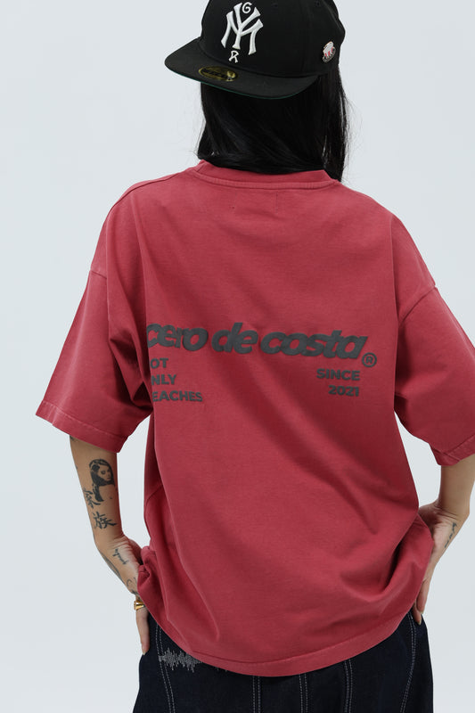 CAMISETA GRANATE/ANTRACITA "LOGO" – foto 6