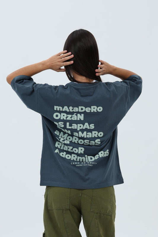 CAMISETA ANTRACITA/VERDE "A CORUÑA" – foto 7