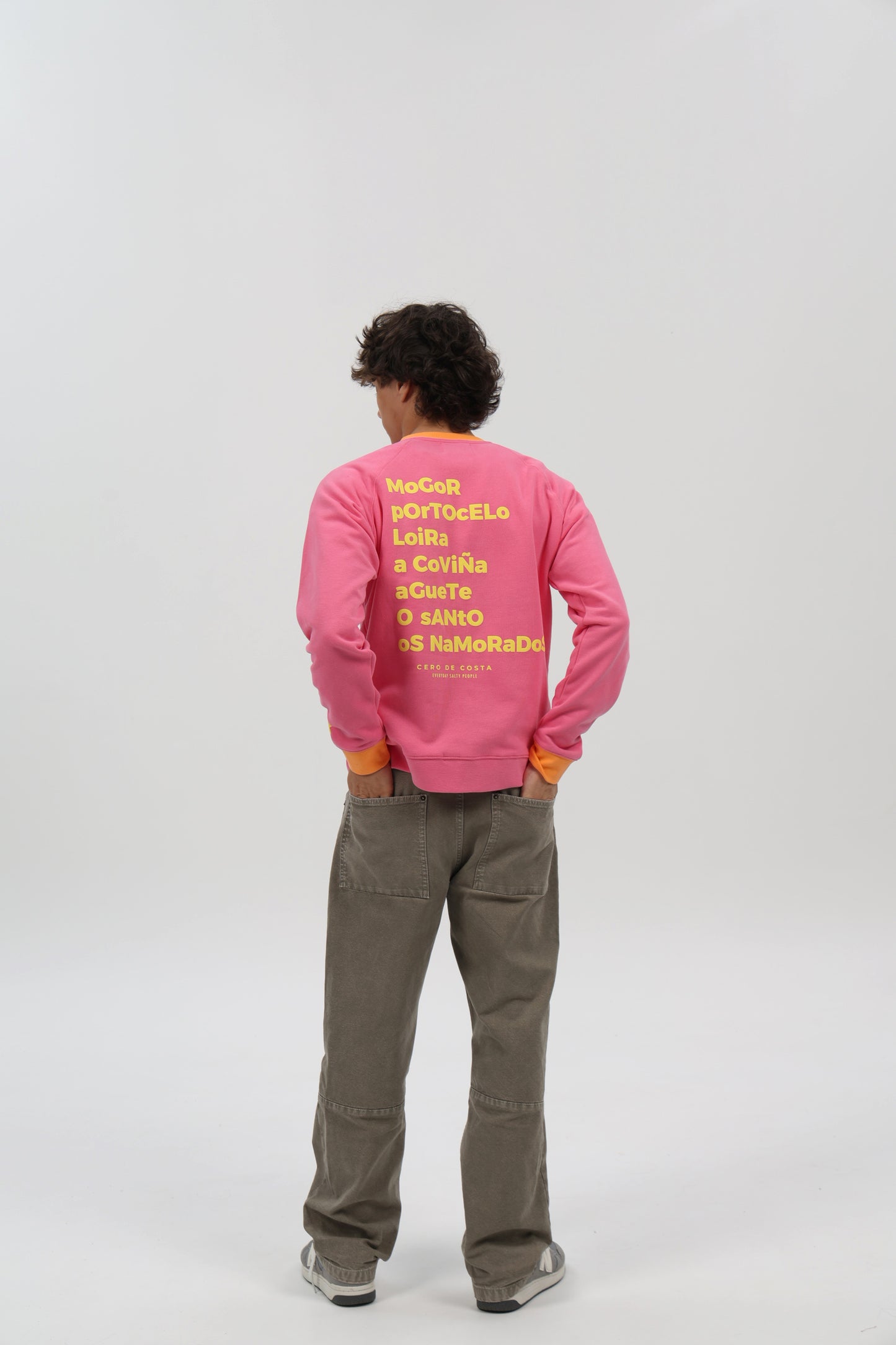 SUDADERA FUCSIA-RIPN/AMARILLO "MARÍN"