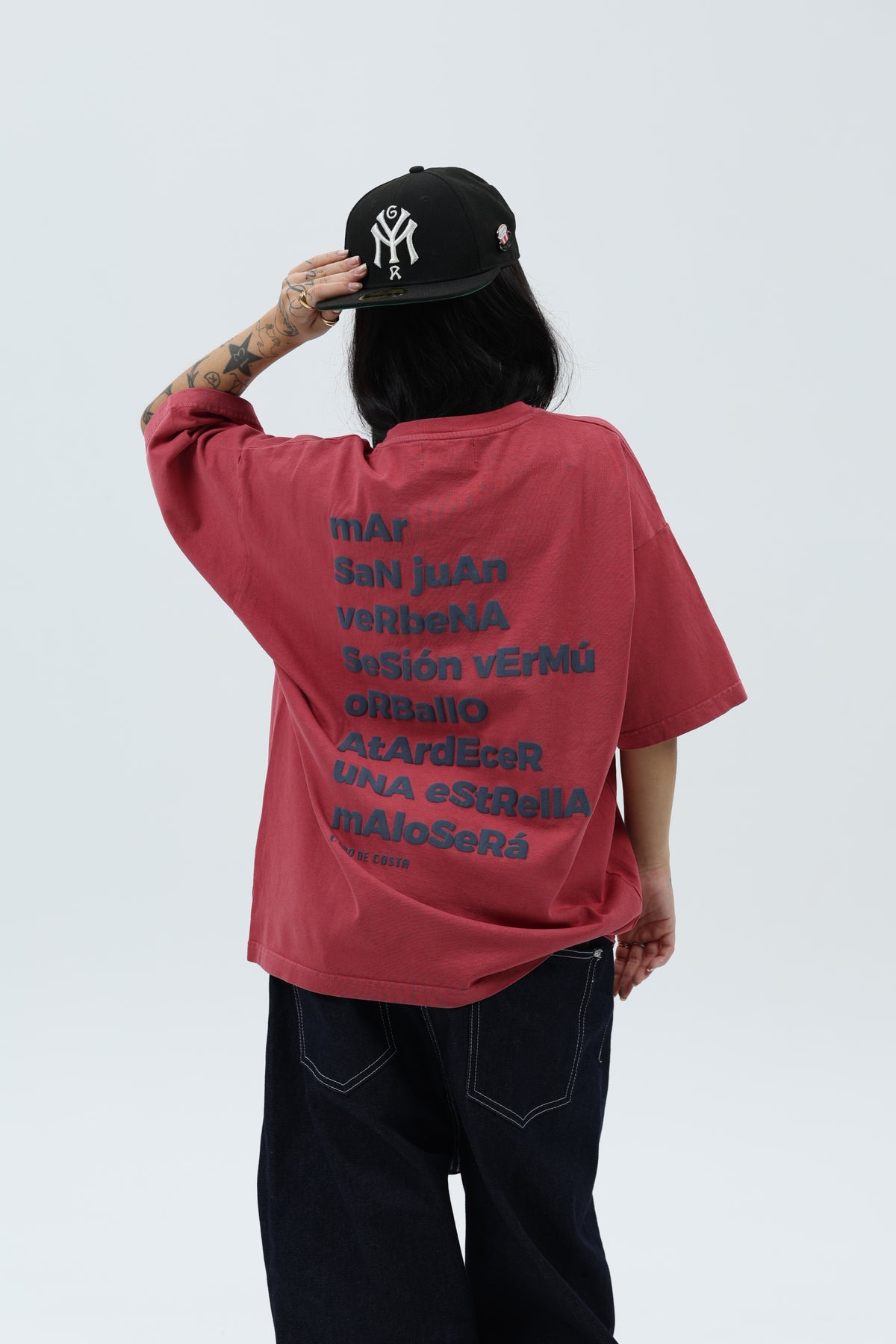 CAMISETA GRANATE/MARINO "MORRIÑA" – foto 7