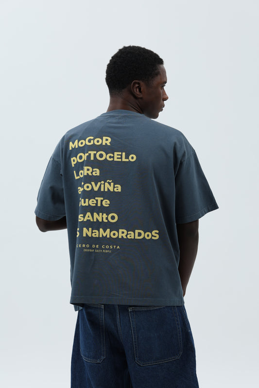 CAMISETA ANTRACITA/AMARILLO "MARÍN" – foto 5