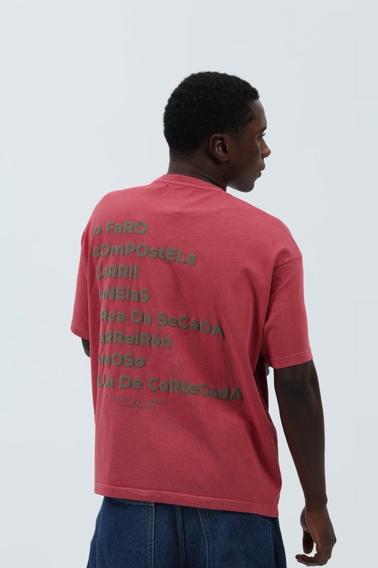 CAMISETA GRANATE/VERDE "VILAGARCÍA" – foto 7
