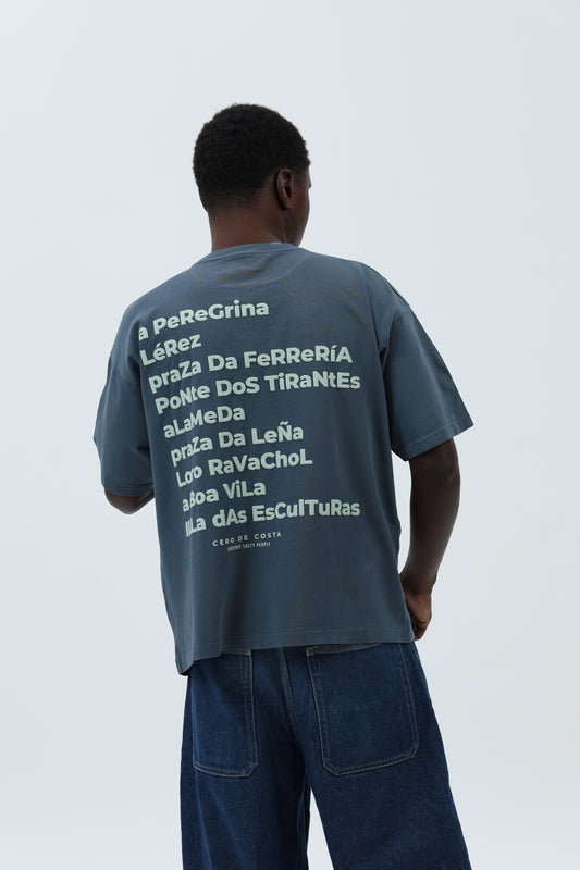 CAMISETA ANTRACITA/VERDE "PONTEVEDRA CIUDAD" – foto 7