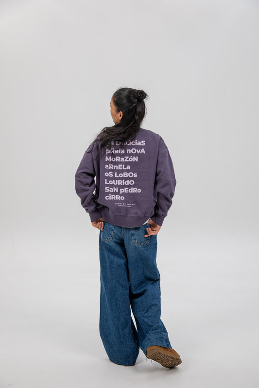 PURPLE/LILAC SWEATSHIRT "SADA"