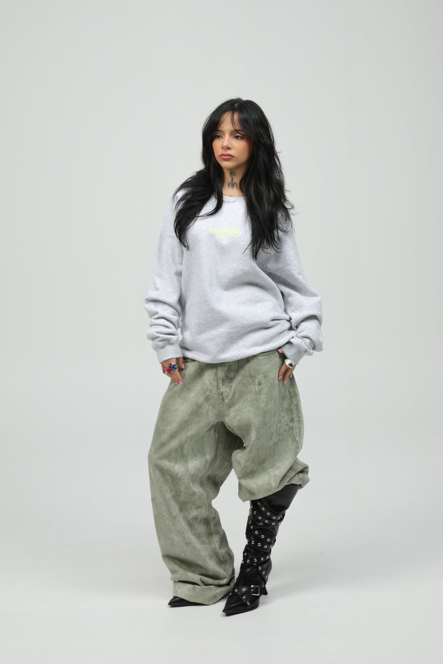 GREY/NEUROUS SWEATSHIRT "A CORUÑA"