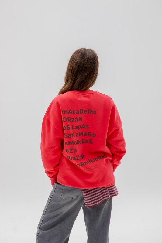 SUDADERA FUCSIA1/MALVA "LA CORUÑA"