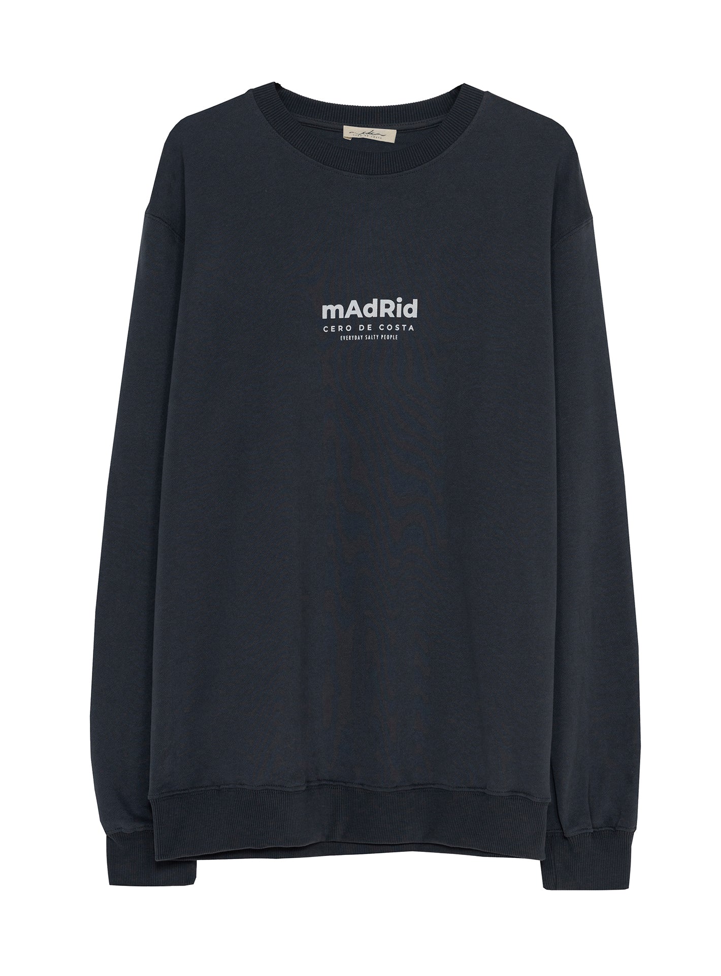 SUDADERA ANTRACITA/BLANCO "MADRID"