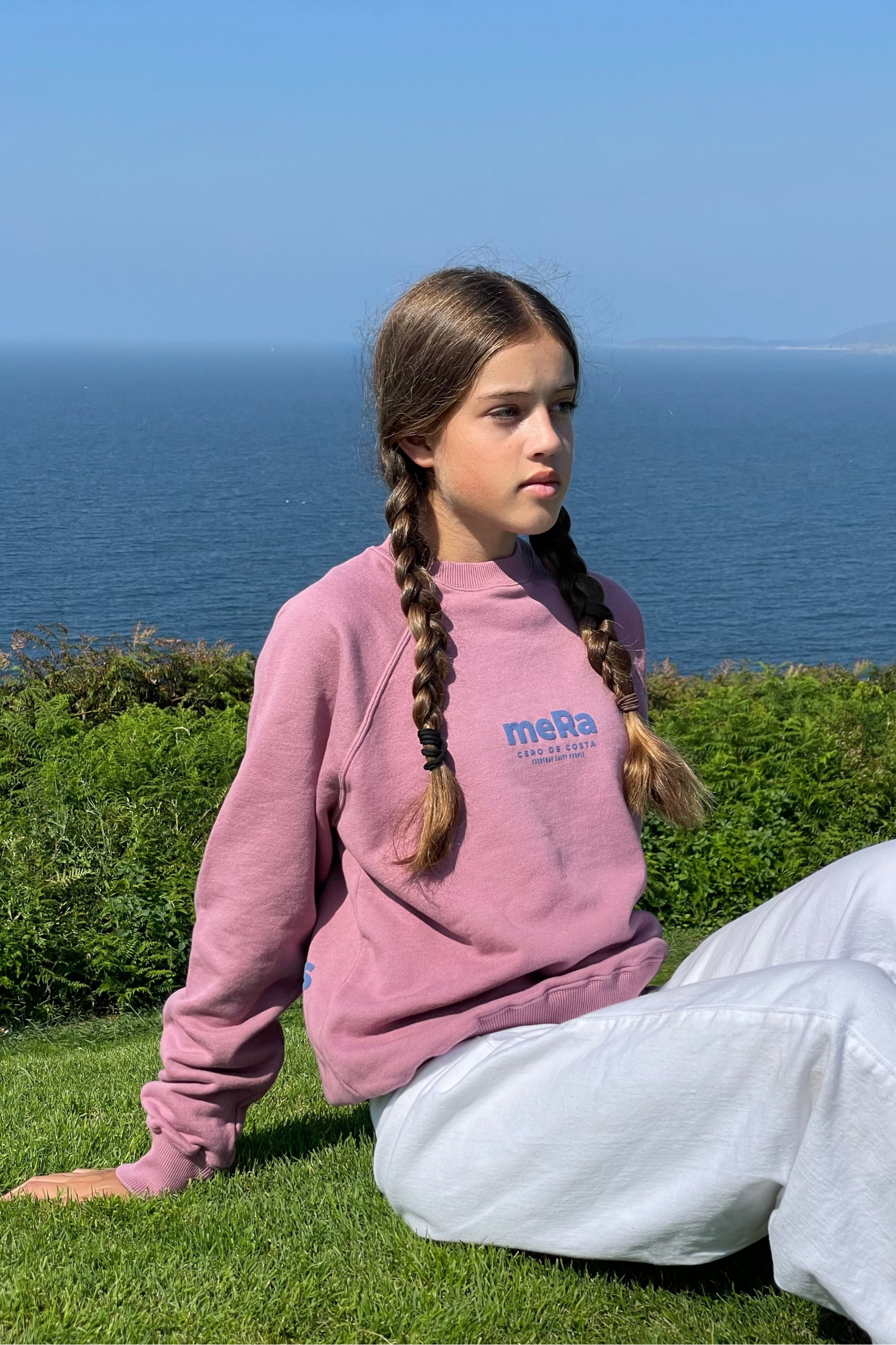 SUDADERA MERA ROSA/AZUL