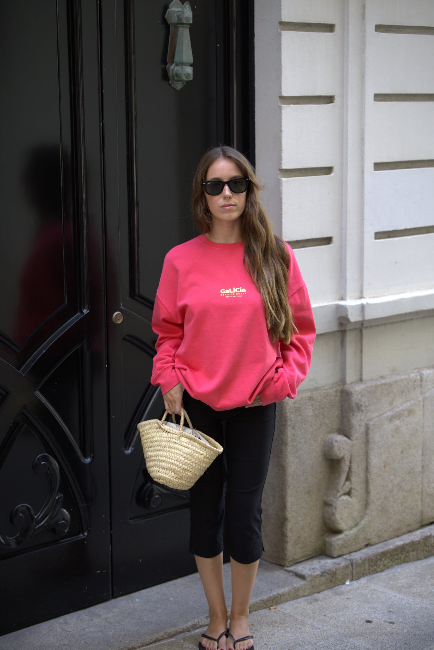 SUDADERA FRESA/BEIGE "GALICIA"