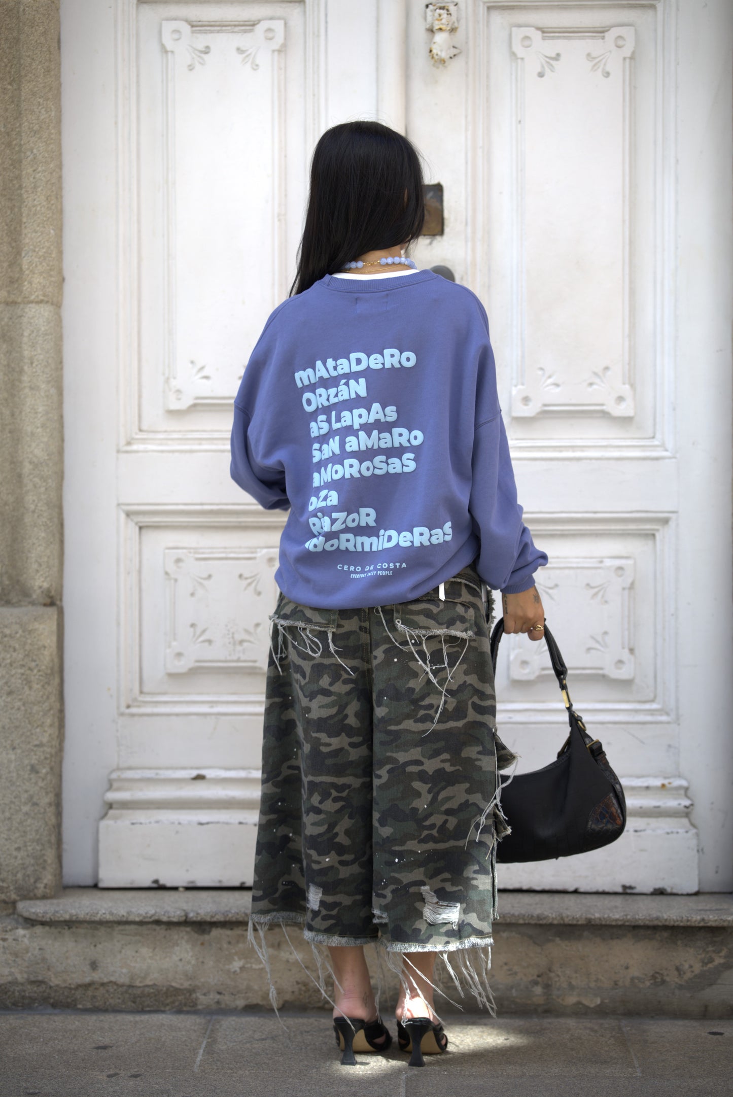 SUDADERA AZULON/CELESTE "LA CORUÑA"