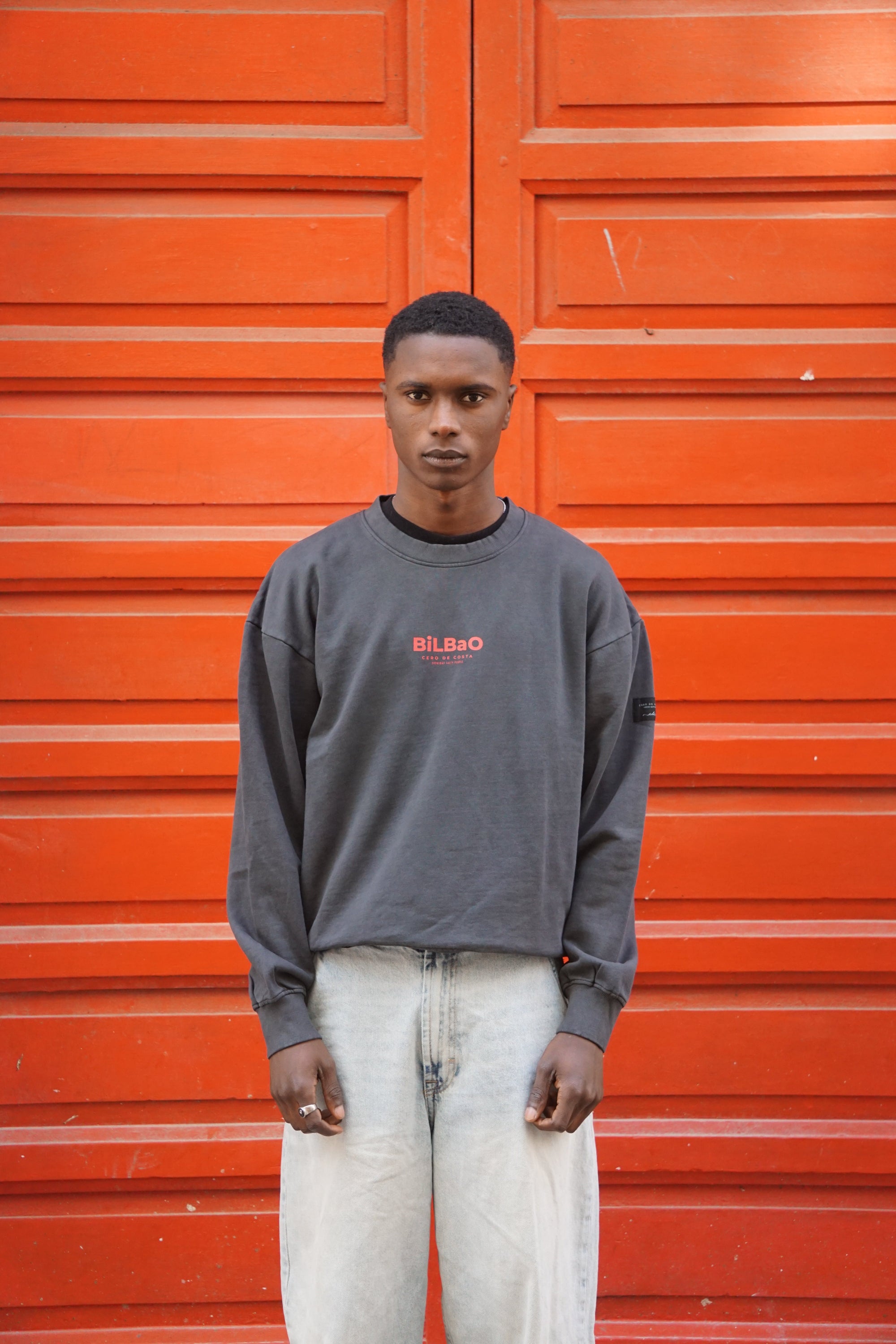 SUDADERA ANTRACITA/QUISQUILLA "BILBAO"