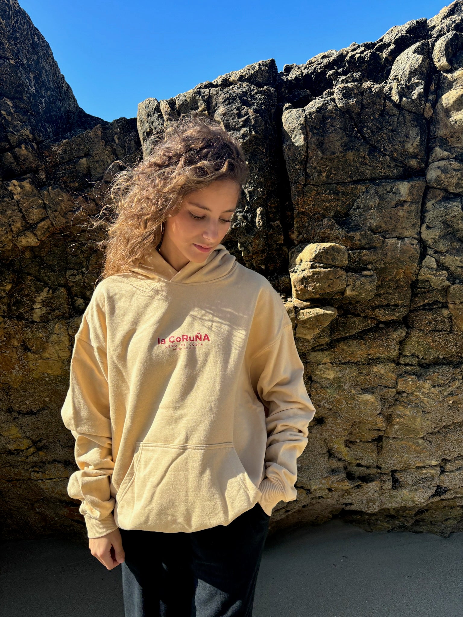 Sudadera beis online