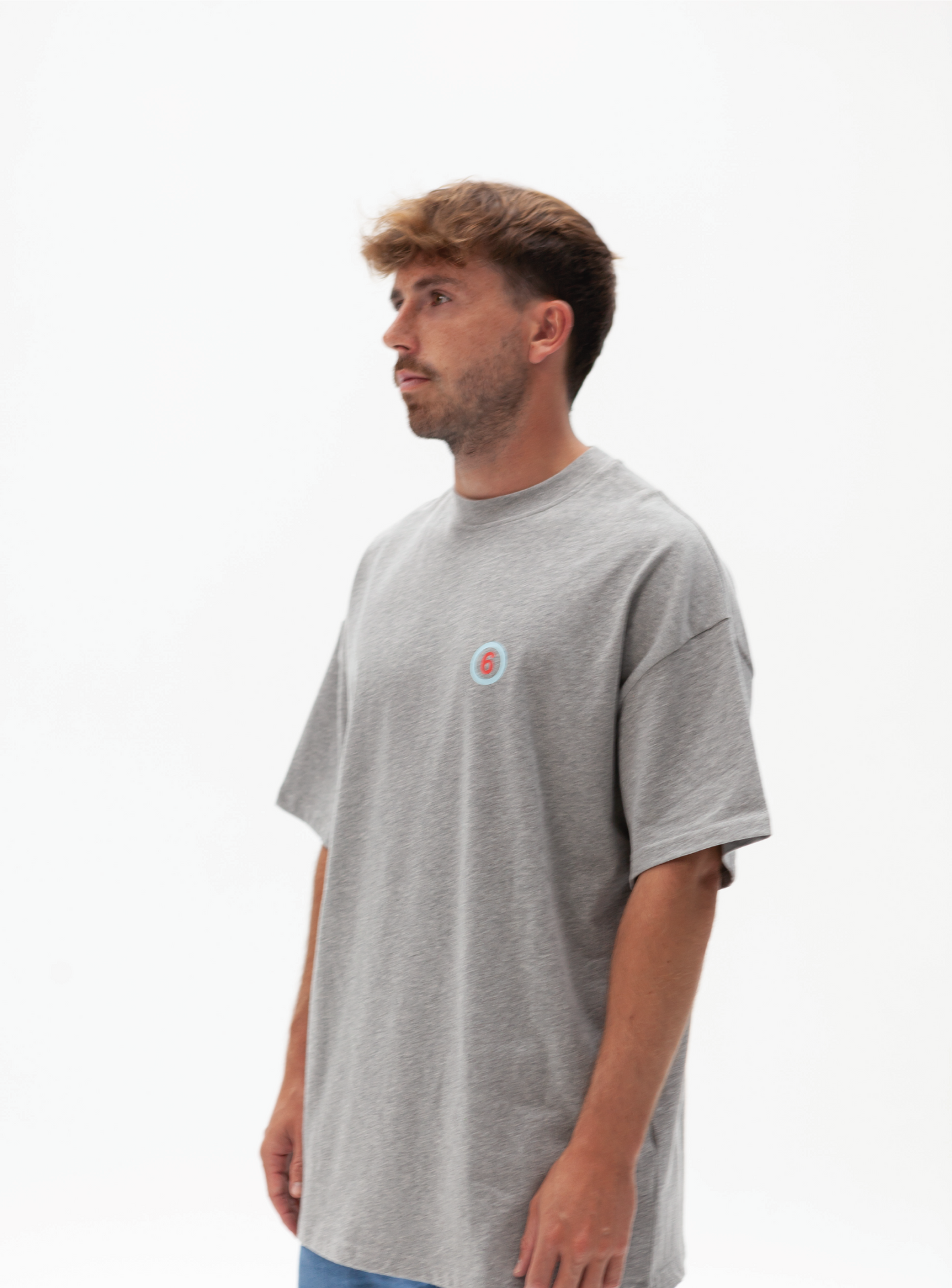 CAMISETA OVERSIZED "PUERTO DE A CORUÑA" GRIS