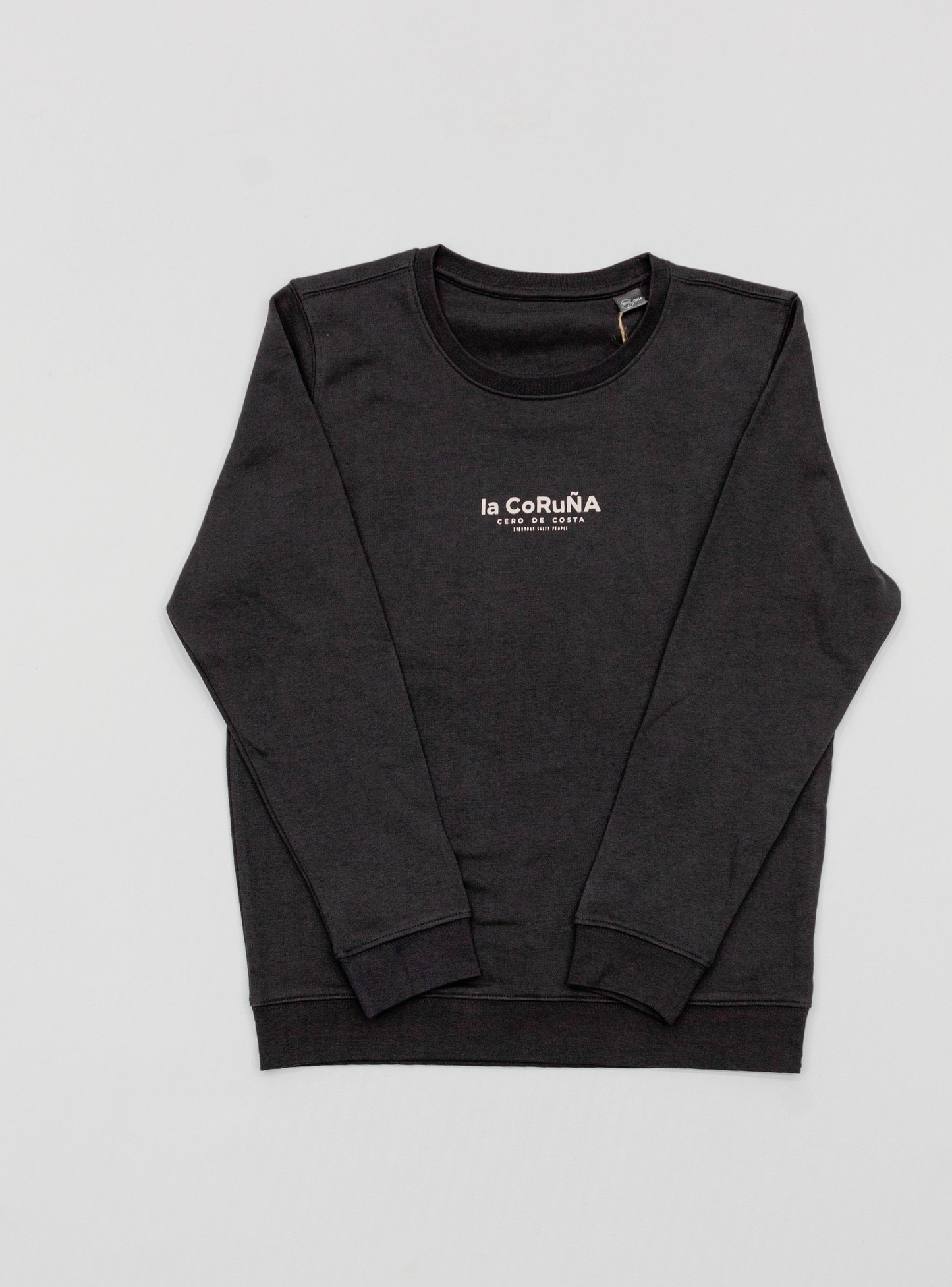 SUDADERA KIDS ANTRACITA/BLANCO LA CORUÑA