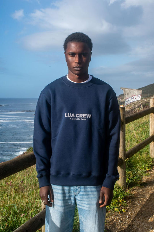 SUDADERA MARINO/BLANCO "LUA GAMING" EDICIÓN ESPECIAL