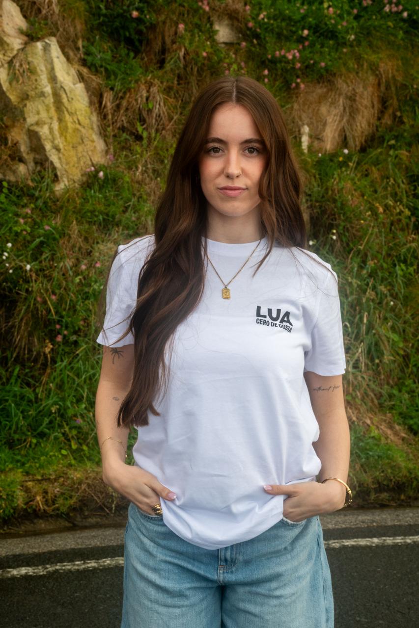 CAMISETA BLANCO/NEGRO "LUA GAMING" EDICIÓN ESPECIAL