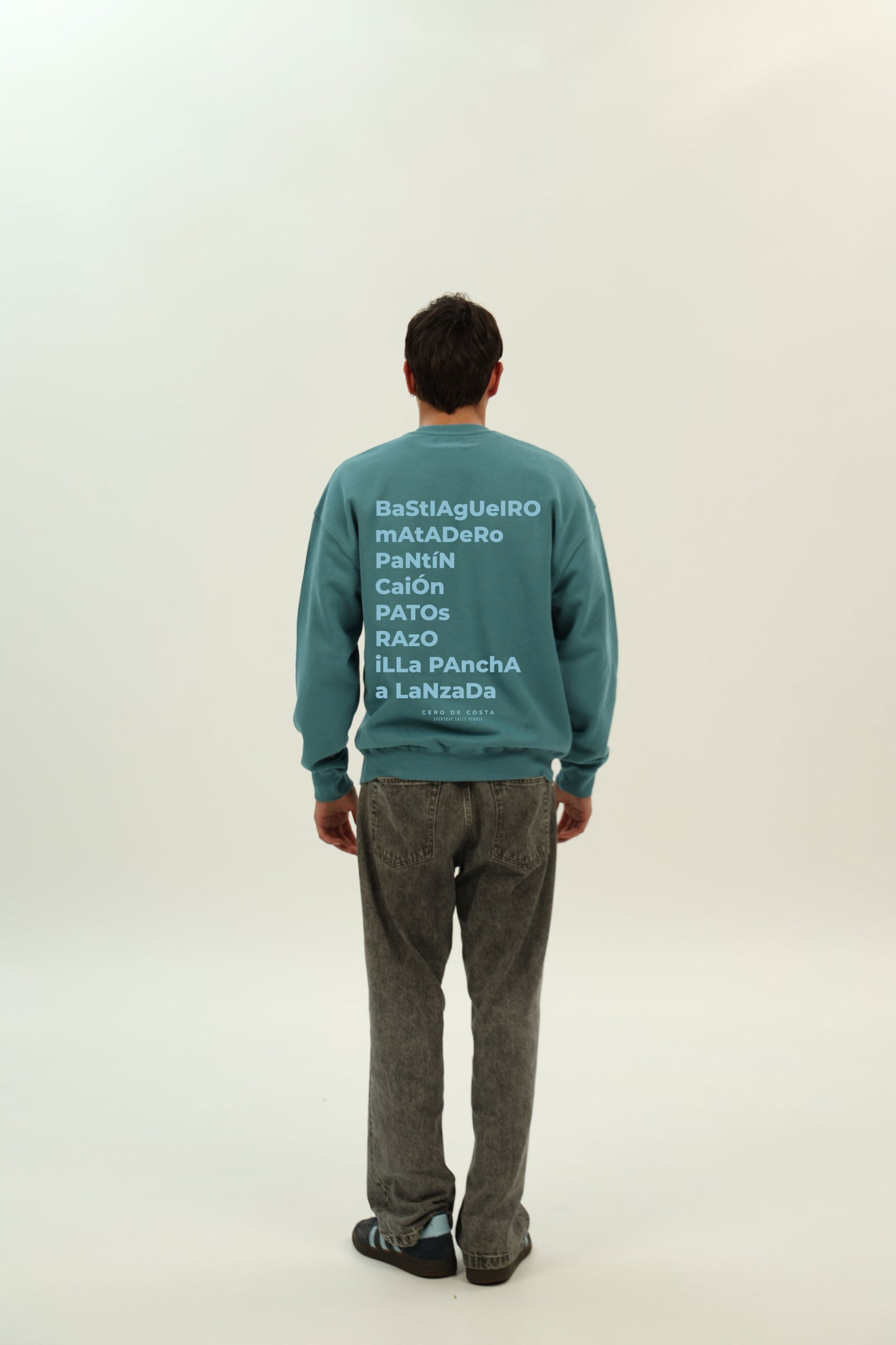 SUDADERA AZUL-P/CELESTE "PLAYAS SURF"
