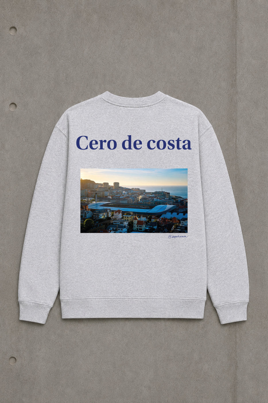 PREVENTA - SUDADERA GRIS/AZUL "SOMOS DE PRIMERA" - DISPONIBLE (08/06)