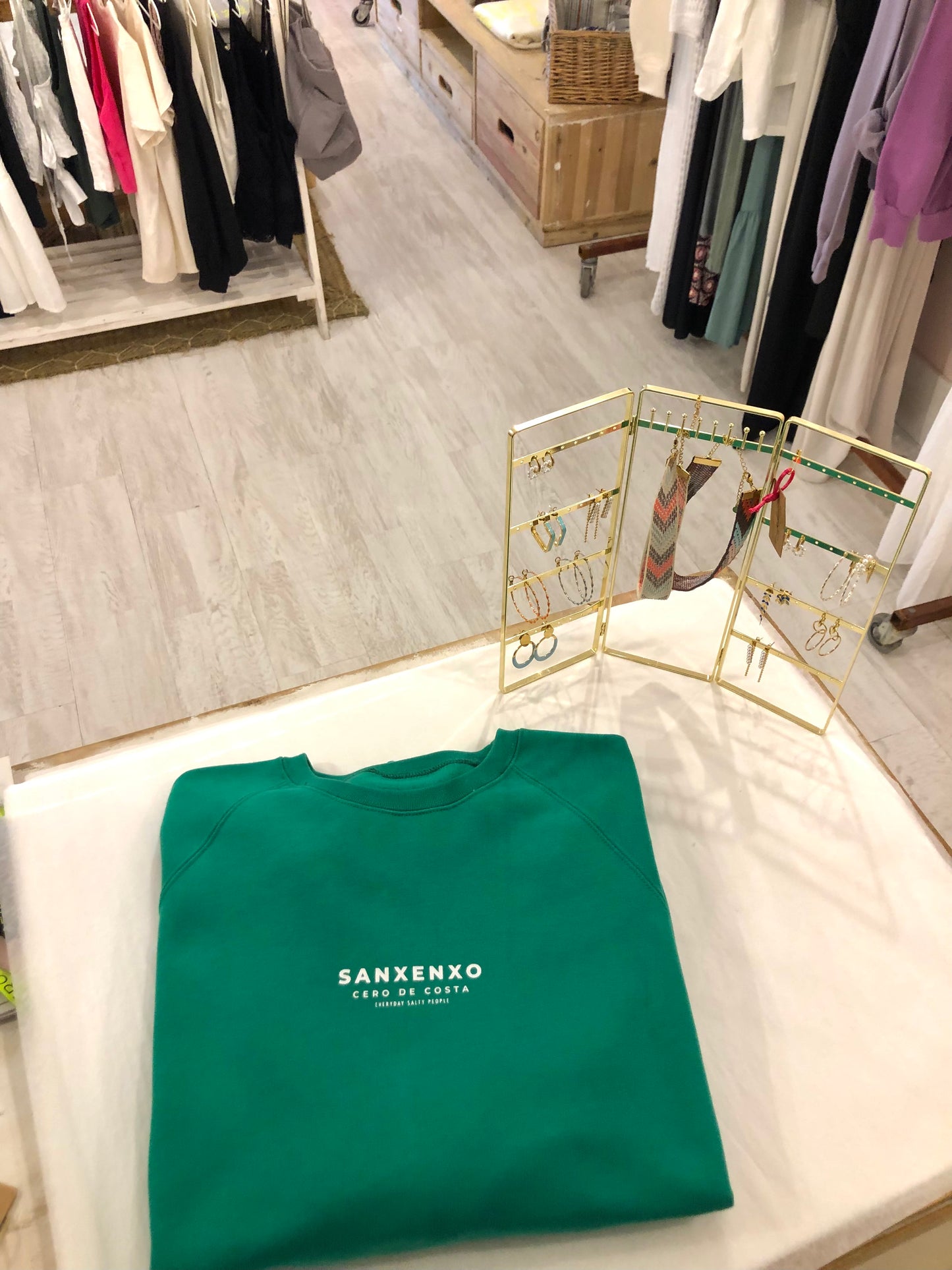 SUDADERA VERDE “SANXENXO”