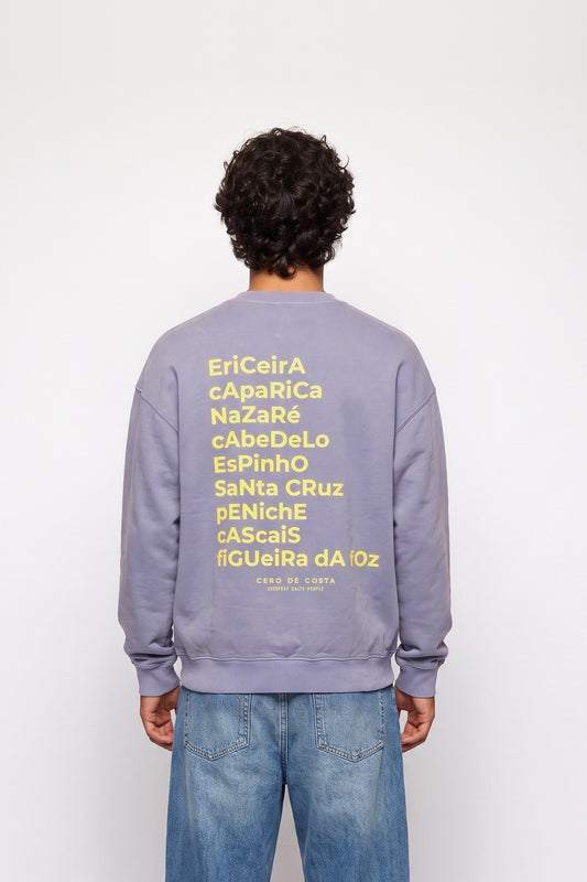 SUDADERA LILA-TIZA/AMARILLO "PORTUGAL ERICEIRA" – foto 2