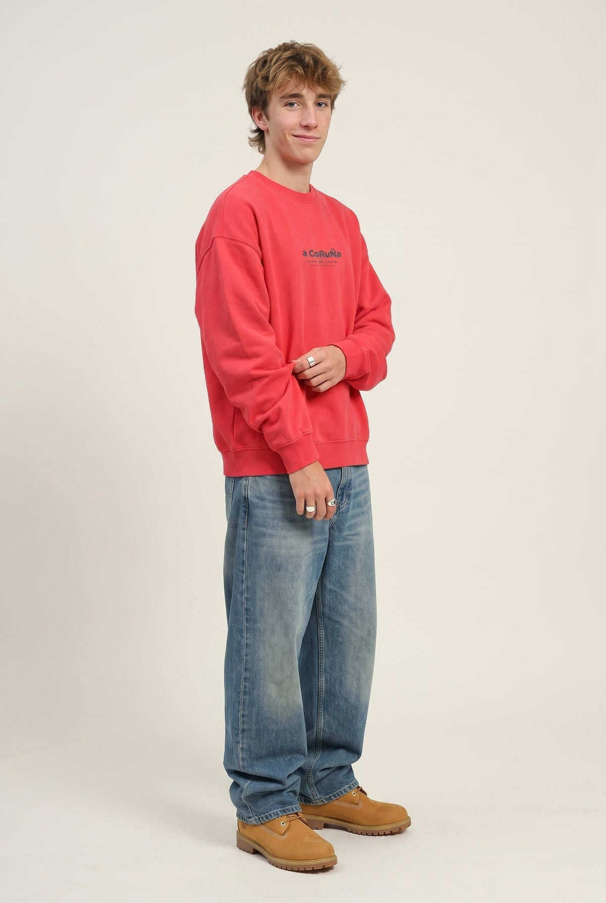 SUDADERA FRESA/AZUL "A CORUÑA" – foto 5