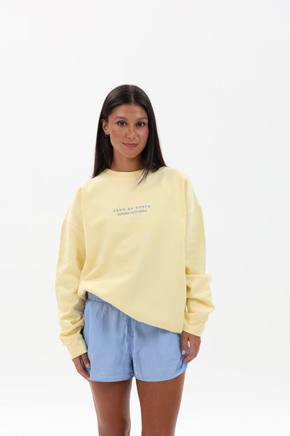 SUDADERA MANTEQUILLA/AZUL "VILAGARCÍA"
