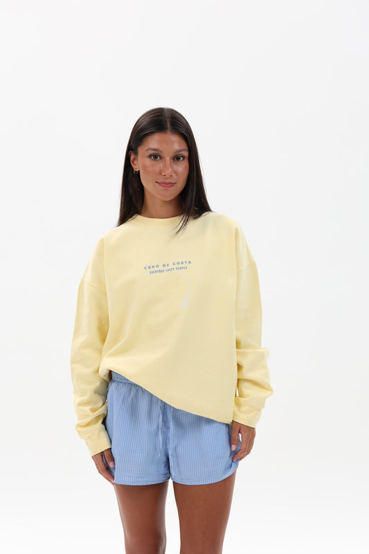 SUDADERA MANTEQUILLA/AZUL "VILAGARCÍA"