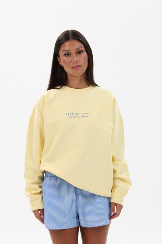 SUDADERA MANTEQUILLA/AZUL "VILAGARCÍA"
