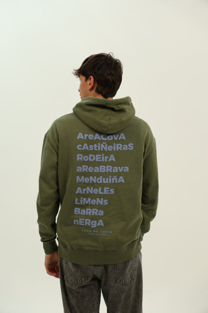 GREEN/BLUE "MORRAZO" HOODIE