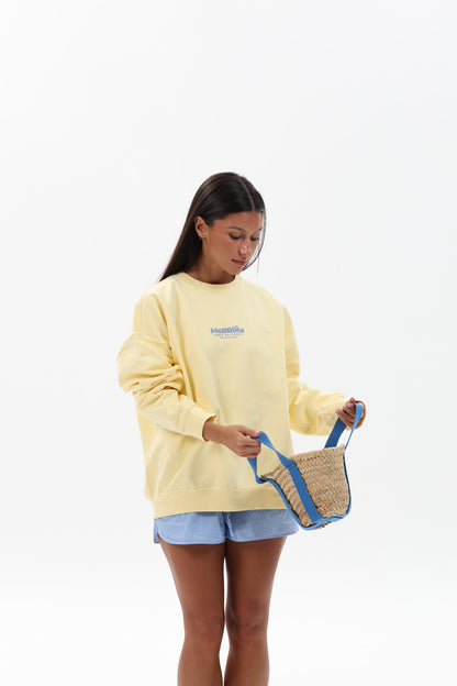 SUDADERA MANTEQUILLA/AZUL "MORRIÑA"