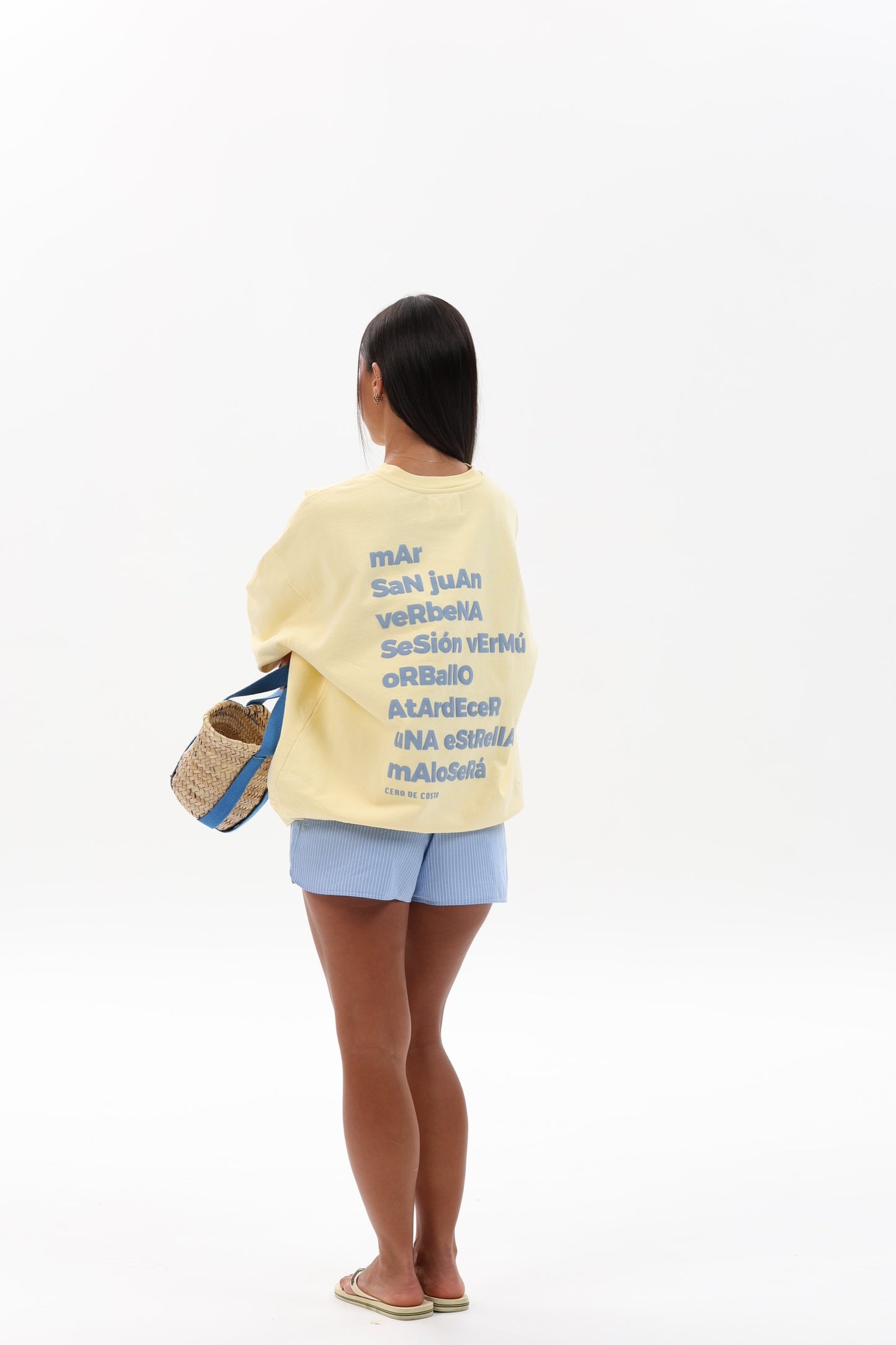 SUDADERA MANTEQUILLA/AZUL "MORRIÑA"