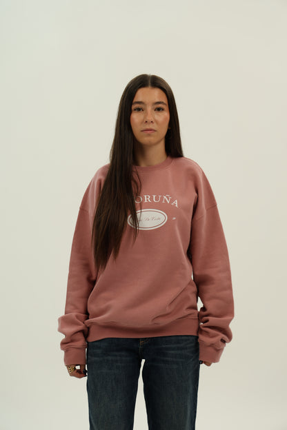 SUDADERA ROSA/SC "A CORUÑA FOTO SUPERKARMEN"
