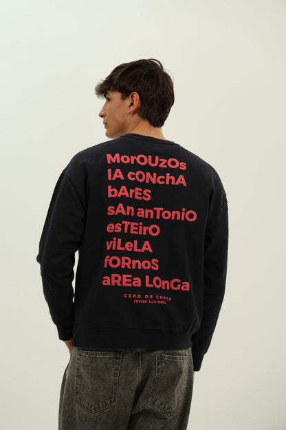 SUDADERA ANTRACITA-O/QUISQUILLA "ORTIGUEIRA"
