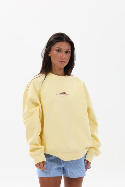 SUDADERA MANTEQUILLA/GRANATE "MERA"