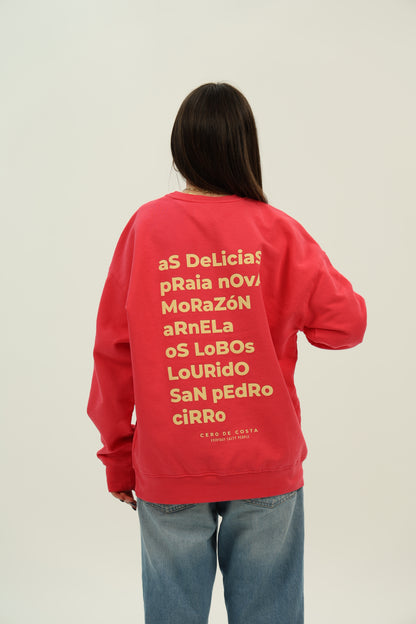 SUDADERA FRESA/BEIGE "SADA"