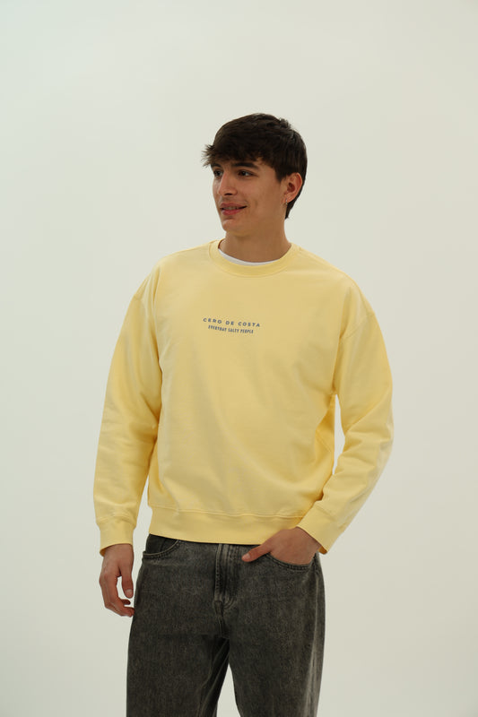 SUDADERA MANTEQUILLA/AZUL "VIGO"