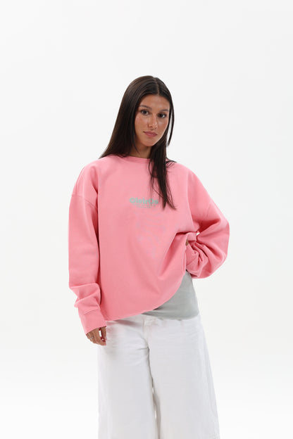 SUDADERA ROSA/CELESTE "OLEIROS"