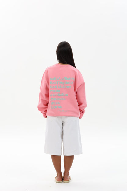 SUDADERA ROSA/CELESTE "OLEIROS"